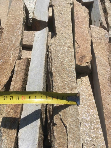 Горбушка златолит золотистый для облицовки купить в Покачи