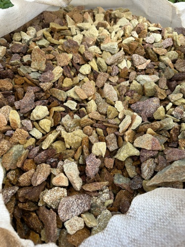 Златолит персиковый декоративная каменная крошка купить в Покачи