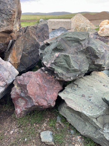 Камни для ландшафтного дизайна зелёные 10-60 килограмм купить в Покачи