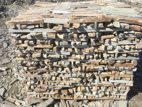 Горбушка златолит золотистый для облицовки купить в Покачи