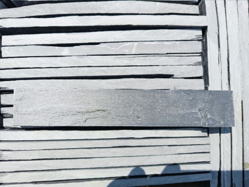 Плитка чёрная из натурального камня фасадная 30 см * 5 см, толщина 7 мм -30 мм купить в Покачи